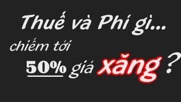 1 lít xăng – gần nửa là tiền thuế