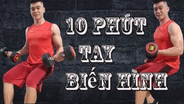 10 phút với 4 bài tập sẽ giúp tay của bạn biến hình không tưởng | Hướng dẫn tập Tay hiệu quả tại nhà