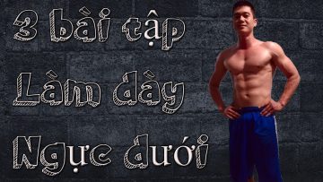 3 bài tập giúp phát triển ngực dưới 1 cách hiệu quả | Phát triển Ngực dưới chỉ với 3 bài tập