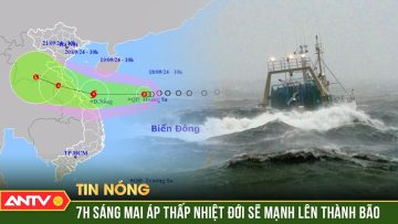 Áp thấp nhiệt đới mạnh lên thành bão đổi hướng, hướng về miền trung Việt Nam | ANTV