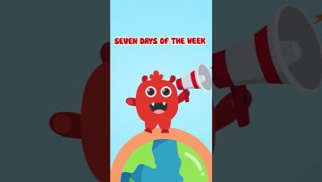 Bài hát tiếng Anh trẻ em học từ vựng | Days of the week song #shorts #vocabulary #kids