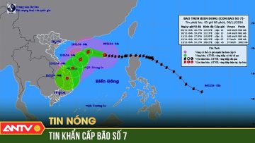 Bão số 7 mạnh cấp 14 giật cấp 17, cách quần đảo Hoàng Sa 415km | ANTV