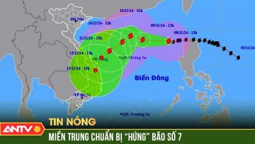 Bão Yinxing dự báo đổ bộ đất liền khu vực miền Trung vào đêm ngày 12/11 | ANTV