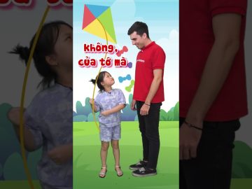 Bé học từ vựng tiếng Anh qua hoạt hình  chia sẻ đồ chơi #binggoleaders