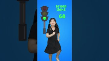 Bé học từ vựng tiếng Anh trái nghĩa chủ đề giao thông #shorts #kidsongs #vocabulary #trafficlight