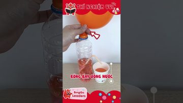 Bé khám phá khoa học cùng nghiệm đơn giản với bóng bay | Balloon fun experiments for kids #shorts