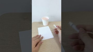 Bé khám phá khoa học qua thí nghiệm bút màu ảo thuật | Magic Letters #shorts #experiments