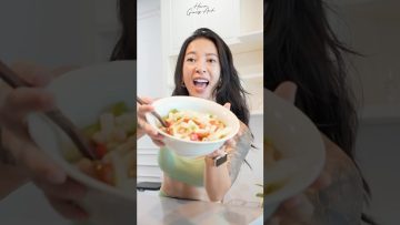 Bữa sáng lành mạnh 10 phút | Salad Nui Chay Siêu No Đủ