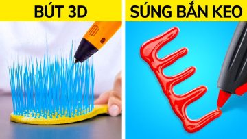 BÚT 3D VS KEO NÓNG || MẸO THÔNG MINH CHO MỌI DỊP