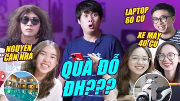 CÁC RICHKID SCHANNEL ĐƯỢC BỐ MẸ THƯỞNG GÌ KHI ĐỖ ĐH? – LAPTOP 60 CỦ, NGUYÊN CĂN NHÀ???