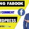 Cách Nhúng Facebook Like Fanpage  và Facebook Comment vào website WordPress | Văn Thế Web