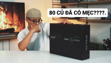 Chỉ với gần 80 củ, bạn đã có thể mua được Mercedes… nhưng là laptop (MSI Steath 16 AMG Edition)