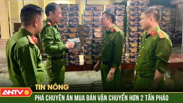 Công an 3 tỉnh phối hợp triệt phá đường hàng cấm cực lớn, thu giữ 3 khẩu súng |ANTV