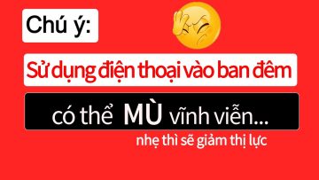 Dùng điện thoại ban đêm – Sai lầm cực kì nguy hiểm