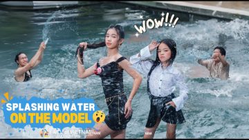 EP 6| Throwing water for photoshoots by the pool. Child models scream 😱🥶| Face of Vietnam 2024