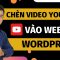 Hướng dẫn nhúng video youtube lên WordPress | Đăng video lên Bài Viết Cực Dễ