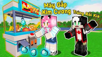 REDHOOD 24 GIỜ TROLL MỀU BẰNG MÁY GẤP KIM CƯƠNG TRONG MINECRAFT*MỀU THỬ THÁCH HACK MẤY GẤP THÚ