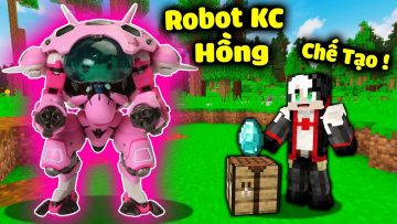 REDHOOD CHẾ TẠO ROBOT KIM CƯƠNG MÀU HỒNG TẶNG MỀU MINECRAFT*THỬ THÁCH GIẾT RỒNG ENDER BẰNG ROBOT