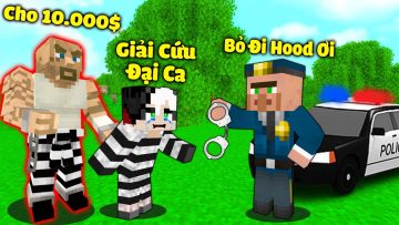 REDHOOD THỬ THÁCH 24H GIẢI CỨU ĐẠI CA KHỎI NHÀ TÙ TRONG MINECRAFT*1NGÀY REDHOOD LÀM LÃO ĐẠI TRONG TÙ