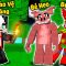 REDHOOD THỬ THÁCH 3GIỜ SÁNG LÀM BẢO VỆ NHÀ HÀNG GẤU FREDDY TRONG MINECRAFT*REDHOOD BỊ GẤU BÔNG TROLL