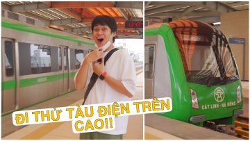 REVIEW NHANH TÀU ĐIỆN TRÊN CAO CÁT LINH – HÀ ĐÔNG XÂY 10 NĂM MỚI XONG:)) #Shorts