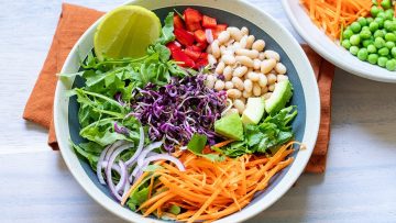 Salad đỗ trắng tốt cho tim mạch