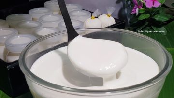 Sữa Chua-Yogurt  Dẻo Mịn Thơm Béo Món Ngon Mẹ Nấu-cách làm thành công ngay lần đầu tiên