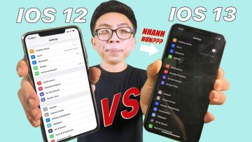 #TechVlog | iOS 13 vs iOS 12: Nhanh hơn 69 lần, Dark mode, kết nối 2 AirPod…. | Tân 1 Cú