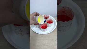 Thí nghiệm stem hoa nở ngày tết | Experiments for kid #short #newyear #flowers