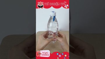 Thí nghiệm vui nhộn ống hút và bình nước | Experiments for kids | Bottle and straw #shorts