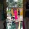 Thu Phương – The catwalk challenge on a wooden beam over the swimming pool.