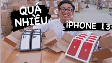 Trên tay 4000 chiếc iPhone 13 Pro Max CHÍNH HÃNG trong kho hàng siêu toa khổng lồ .