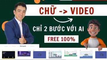 Tự Làm Video Hoạt Hình Để Kiếm Tiền Online Siêu Dễ Với AI Free 100%