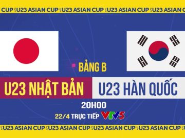 U23 Nhật Bản vs U23 Hàn Quốc | 20h00 hôm nay (22/4) trực tiếp VTV5