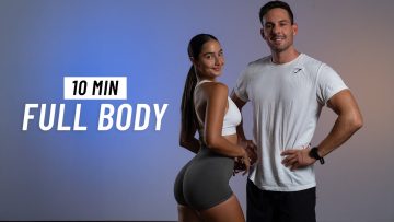 10 Min Full Body Workout – Burn & Tone (No Equipment + No Jumping)