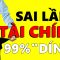 10 SAI LẦM TÀI CHÍNH 99% mắc phải khi 20-30-40 tuổi | GIÁ NHƯ BIẾT SỚM HƠN