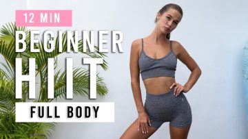 12 Min Full Body HIIT Workout | Beginner Friendly | No Equipment | At Home