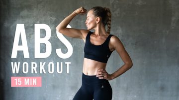 15 Min HIIT Abs Workout | Strengthen Your Core & Lose Belly Fat | No Equipment | Do At Home