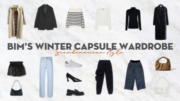 16 MÓN ĐỒ CÂN CẢ MÙA ĐÔNG – Winter Capsule Wardrobe Scandinavian Edition