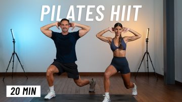 20 Min Full Body Pilates HIIT Workout (No Equipment, At Home)