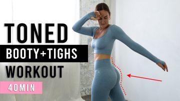 40 MIN BOOTY + THIGH WORKOUT | Tone Your Thighs And Build Your Booty | At Home Pilates