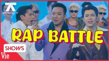 BATTLE RAP cực cháy phiên bản ANH TRAI SAY HI, team HIEUTHUHAI – team Anh Tú đấu khẩu căng cực