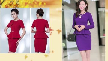 Bí quyết chọn váy thời trang thu đông 2019 cho người béo bụng