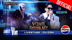 Cu Con – JustaTee, CoolKid đậm chất melody cùng thông điệp ý nghĩa | Rap Việt 2024 [Live Stage]