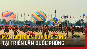 Đặc công Việt Nam trình diễn tại Triển lãm Quốc phòng quốc tế Việt Nam 2024