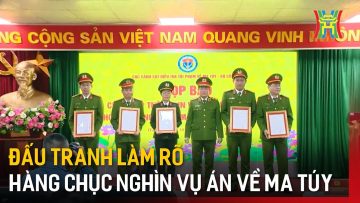 Đấu tranh làm rõ hàng chục nghìn vụ án về ma túy | Tin tức