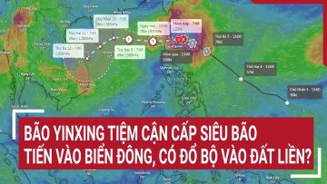 Điểm nóng: Bão Yinxing tiệm cận cấp siêu bão tiến vào biển Đông, có đổ bộ vào đất liền?