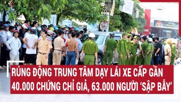 Điểm nóng: Rúng động trung tâm dạy lái xe cấp gần 40.000 bằng giả, hơn 63.000 người ‘sập bẫy’