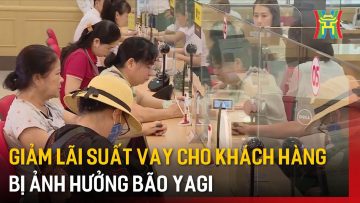 Giảm lãi suất vay cho khách hàng bị ảnh hưởng bão Yagi | Tin tức