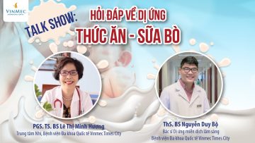 Hội thảo về dị ứng thức ăn, đạm sữa bò ở trẻ em